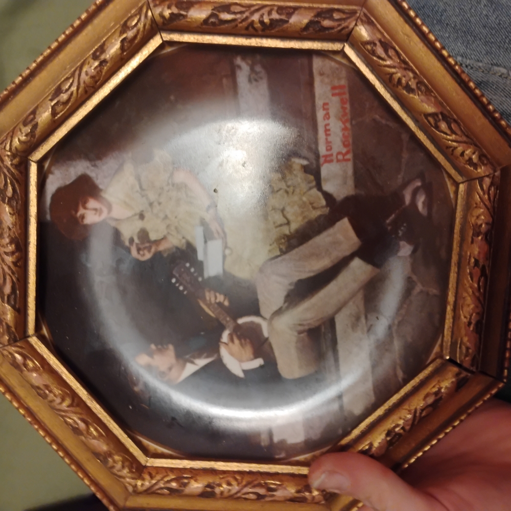 Vintage Norman Rockwell Decorative Plate